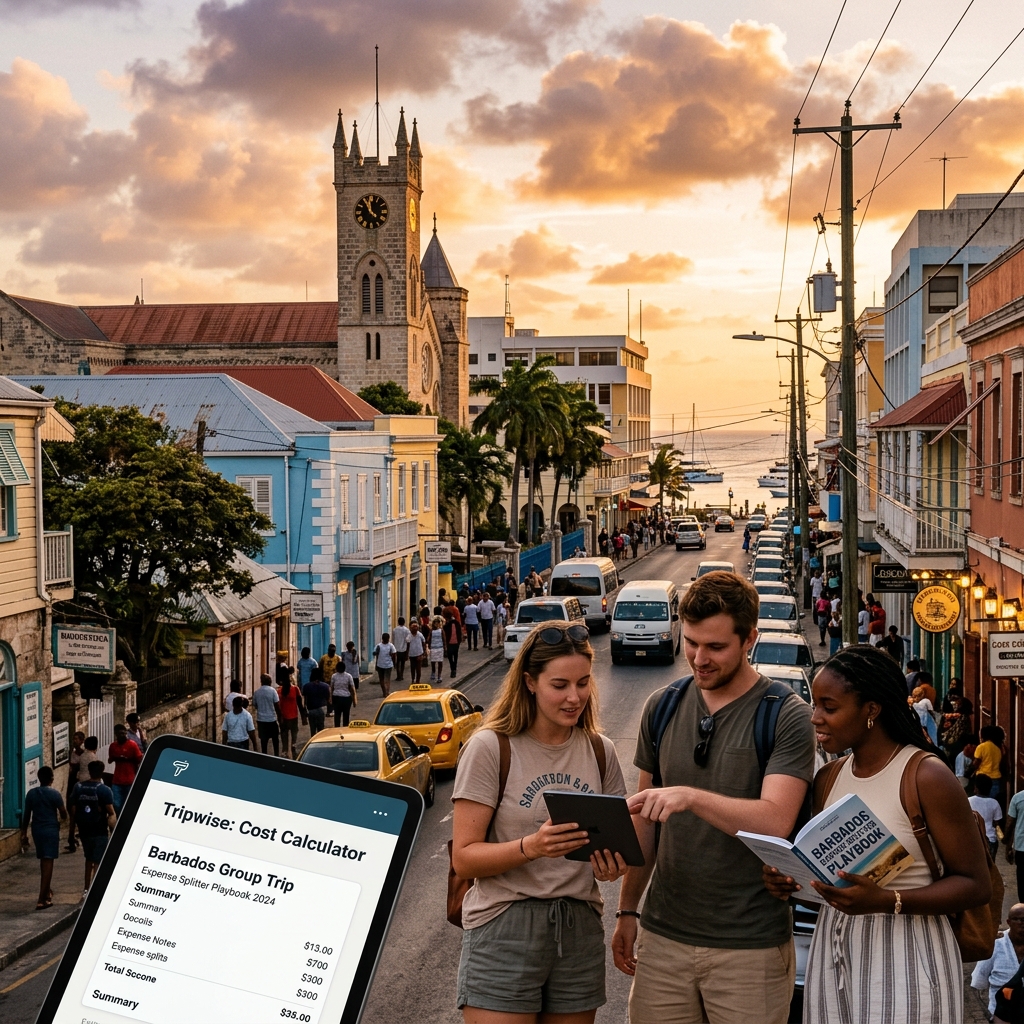 Bridgetown Barbados Group Travel Budget Guide 2026: Cost Calculator & Expense Splitter Playbook