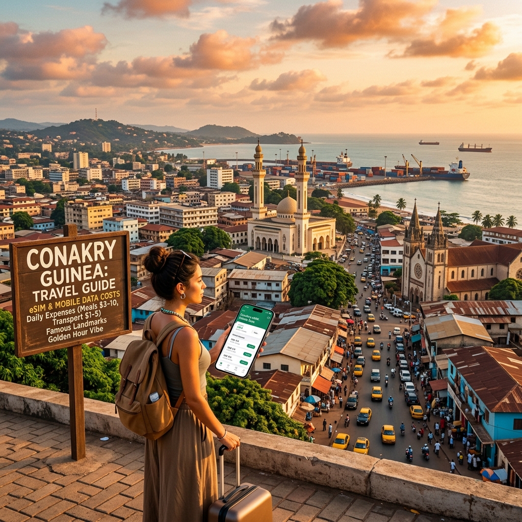 Conakry Guinea eSIM & Travel Budget Guide 2026: Mobile Data Costs & Daily Expenses