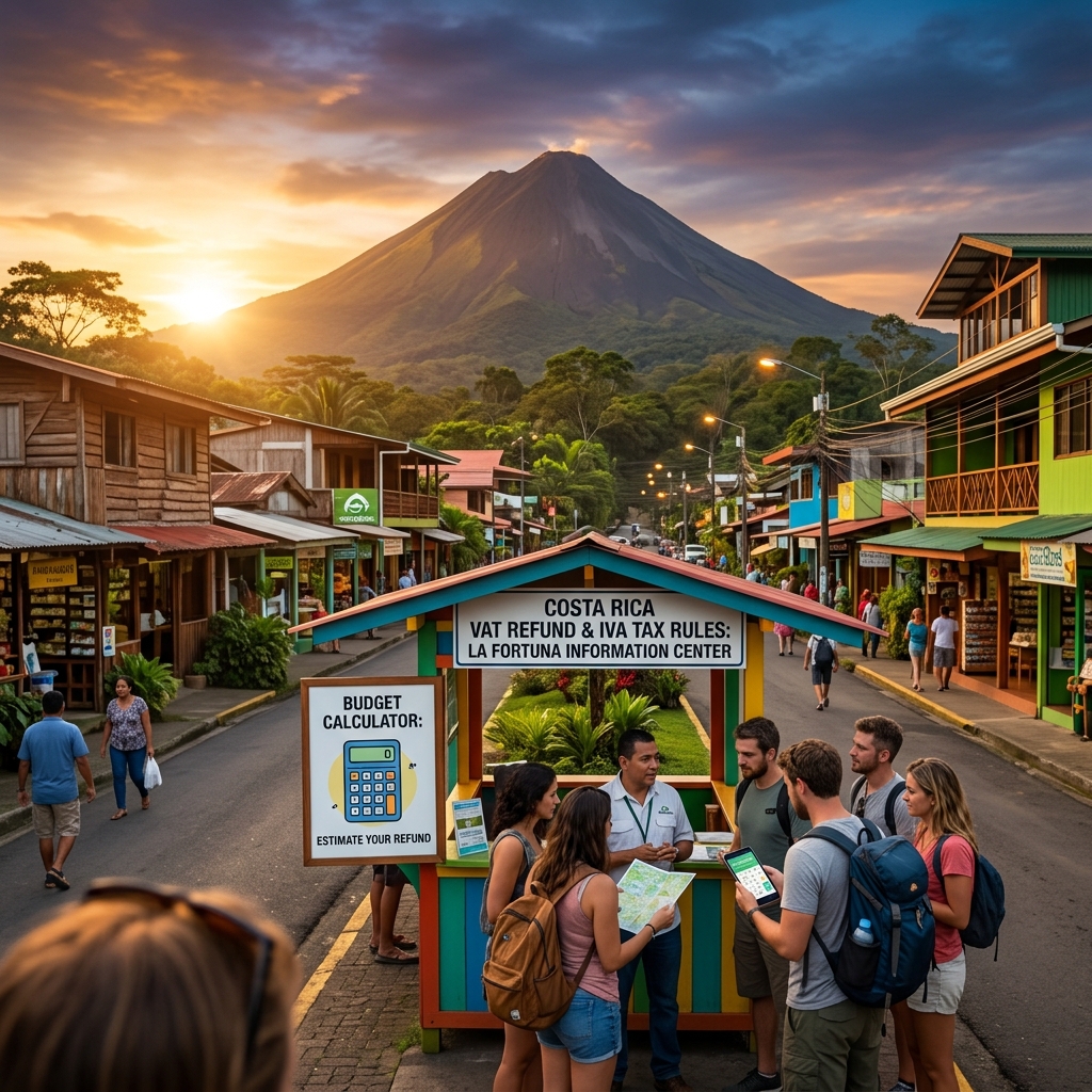 Costa Rica VAT Refund Guide 2026: La Fortuna Travel Costs, IVA Tax Rules & Budget Calculator