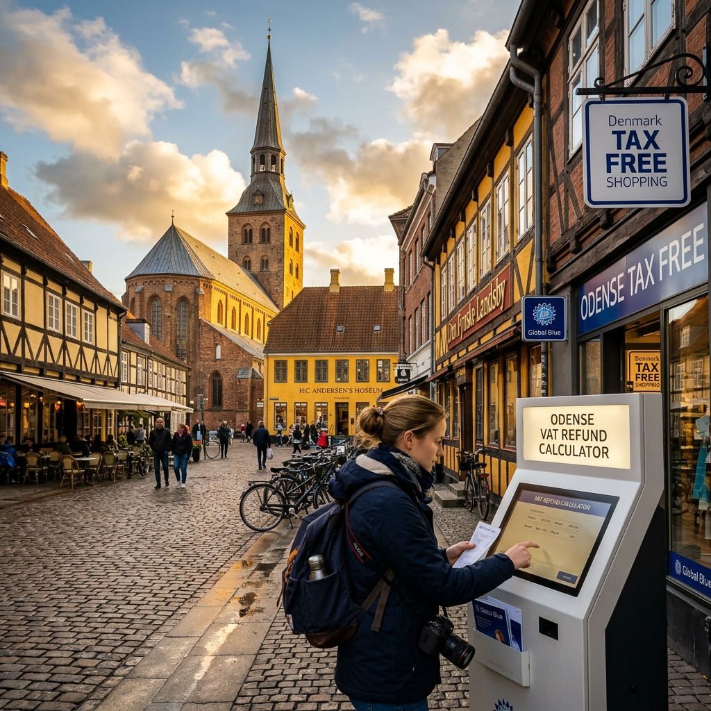 Denmark Tax-Free Shopping Guide 2026: Odense VAT Refund Calculator & Travel Budget