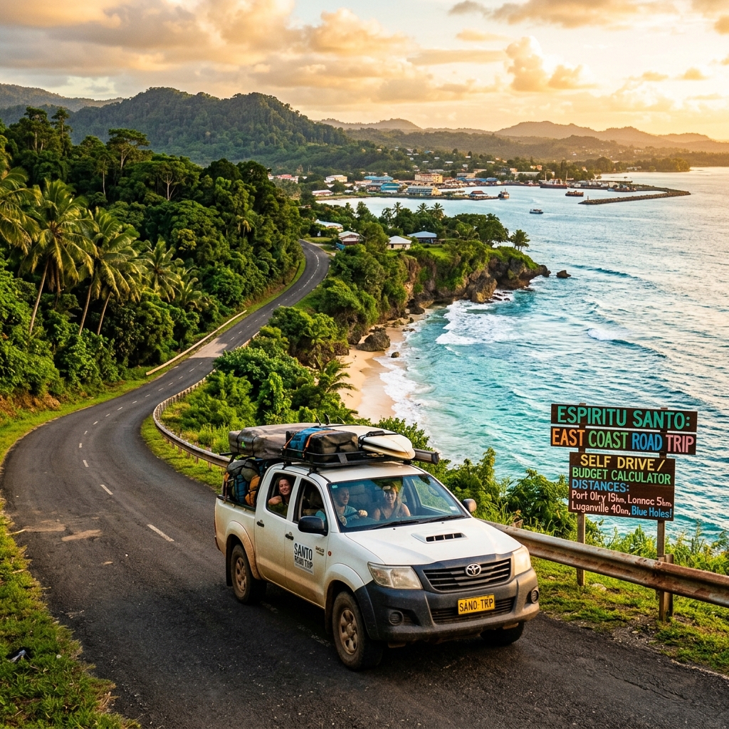 Espiritu Santo Road Trip Cost Guide 2026: East Coast Road Self-Drive Budget Calculator