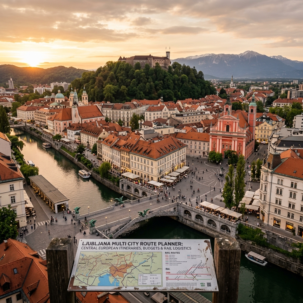 2026 Ljubljana Multi-City Route Planner: Central European Itineraries, Budgets, and Rail Logistics