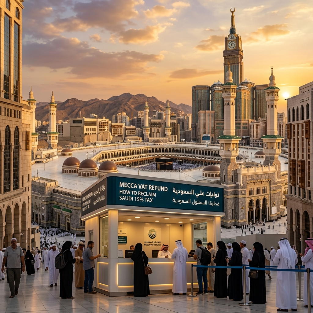 Mecca VAT Refund & Travel Budget Guide 2026: How to Reclaim Saudi 15% Tax
