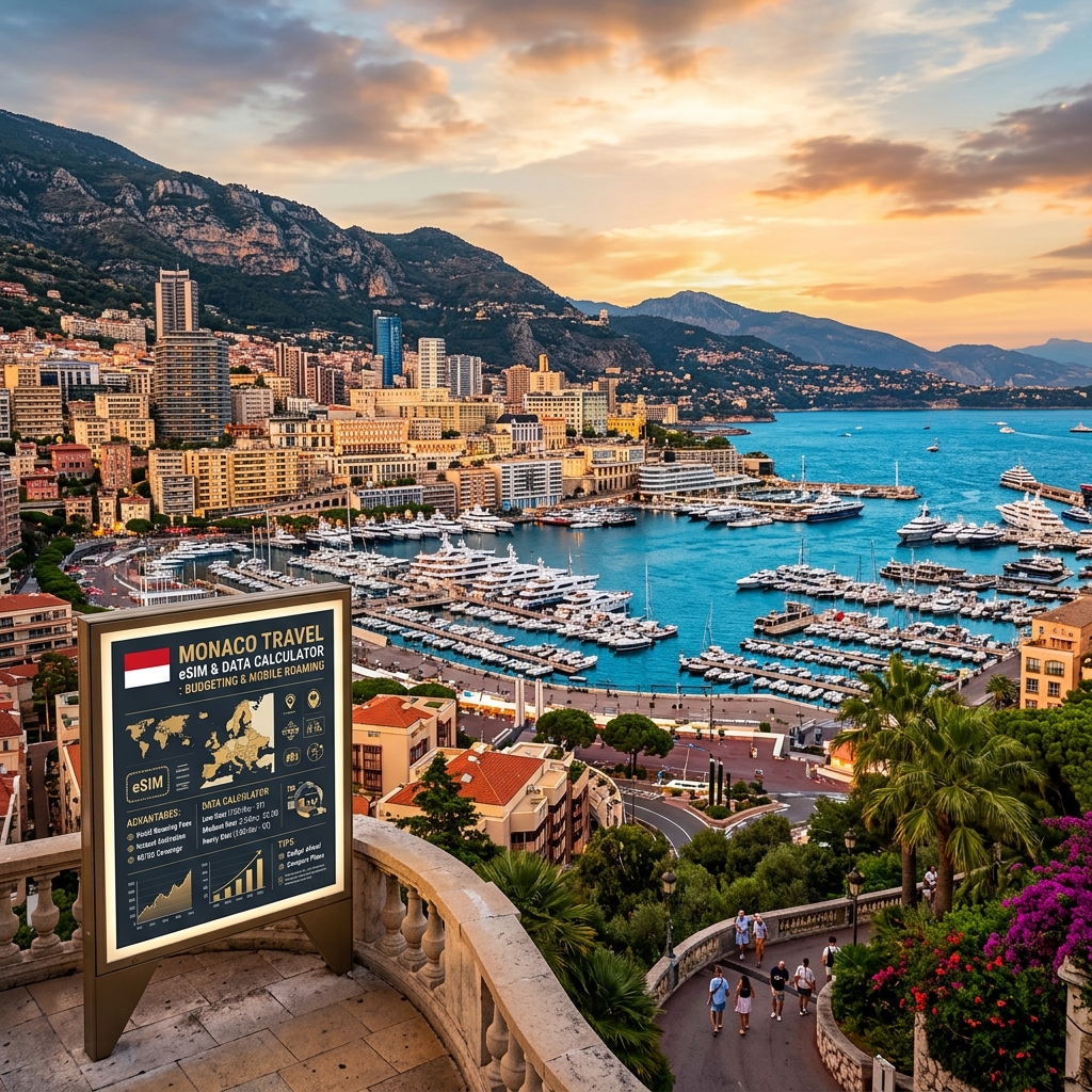 Monaco Travel eSIM & Data Calculator Guide 2026: Budgeting & Mobile Roaming