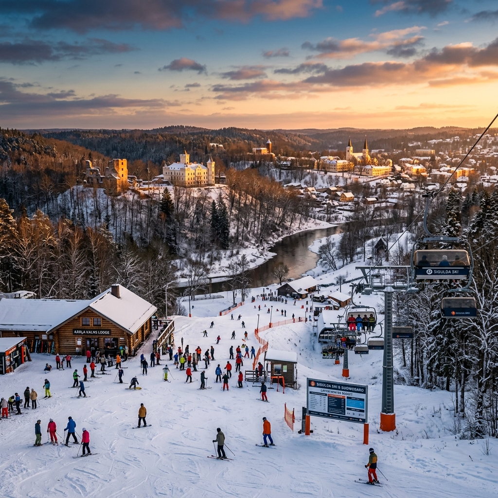 Sigulda Ski & Snowboard Cost Guide 2026: Latvia Winter Budget & Lift Pass Breakdown
