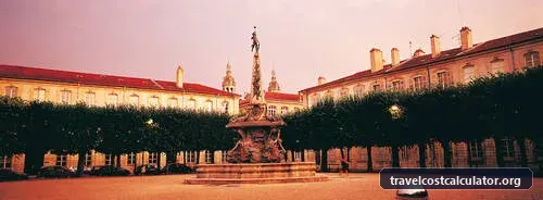 Place Stanislas, Place de la Carrière and Place d'Alliance in Nancy